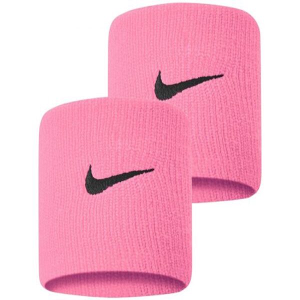 NIKE SWOOSH WRISTBANDS PINK GAZE / (OIL GREY)