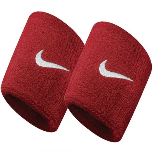 NIKE SWOOSH WRISTBANDS VARSITY RED / (WHITE)