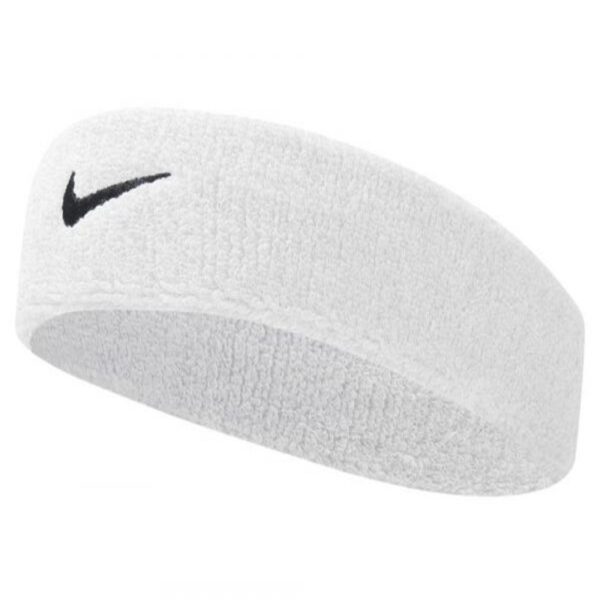 NIKE SWOOSH HEADBAND WHITE / (BLACK)